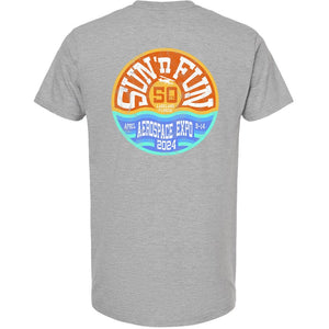 SUN 'n FUN Shirts XLarge / Heather Grey 70's Vintage SUN 'n FUN 2024 Pocket T-Shirt